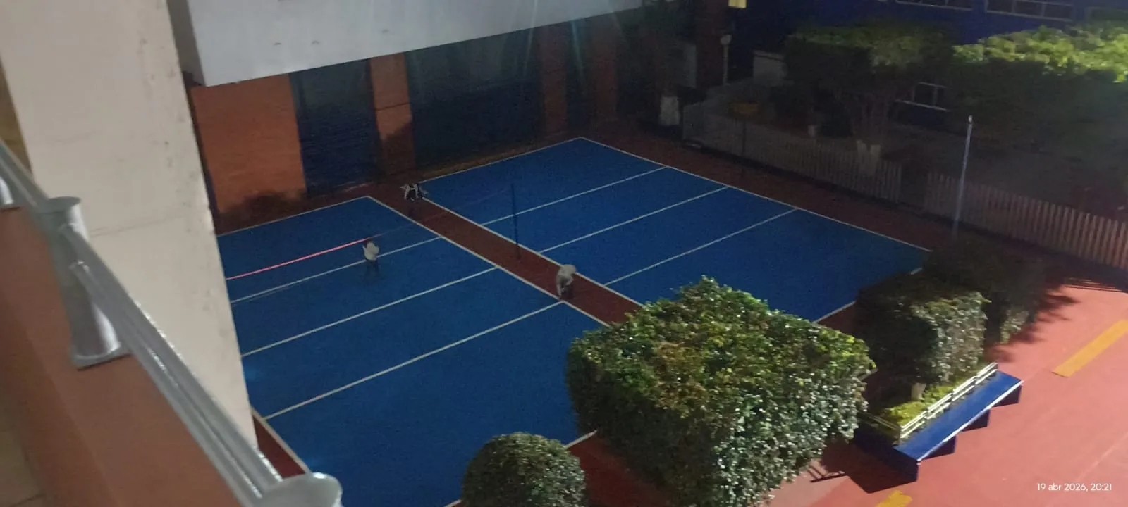 Cancha multipropósito restaurada por Reyco del Valle